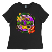 Black let the good times roll olivia Ladies Tee - OliviaCreatesArt