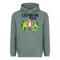 Sage land before time pastel dinosaur friends Heavyweight Hoodie - linhVisuals
