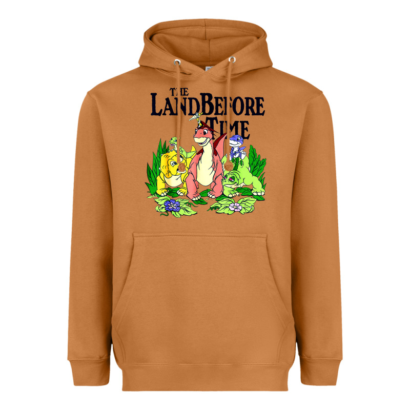 Land Before Time Pastel Dinosaur Friends Heavyweight Hoodie by linhVisuals | Teevron