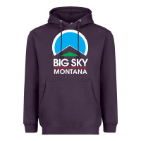 Plum big sky montana Heavyweight Hoodie - linhVisuals