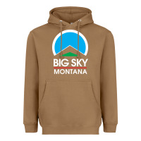 Toasted Coconut big sky montana Heavyweight Hoodie - linhVisuals