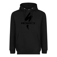 Black Specialized Bikes Bicycle Heavyweight Hoodie - linhVisuals