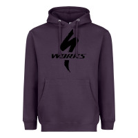 Plum Specialized Bikes Bicycle Heavyweight Hoodie - linhVisuals