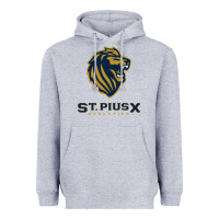 Heather Grey st pius x high school athletics Heavyweight Hoodie - linhVisuals
