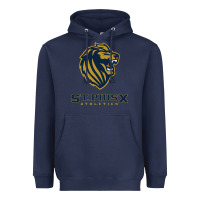 Navy st pius x high school athletics Heavyweight Hoodie - linhVisuals