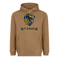 Toasted Coconut st pius x high school athletics Heavyweight Hoodie - linhVisuals