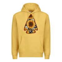 Antique Gold sunflower arrowhead Premium Hoodie - Jasminsmagicworld