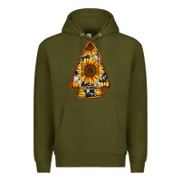 Army Green sunflower arrowhead Premium Hoodie - Jasminsmagicworld