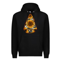 Black sunflower arrowhead Premium Hoodie - Jasminsmagicworld