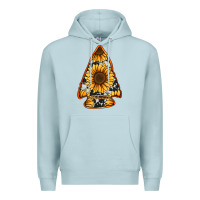 Blue Mist sunflower arrowhead Premium Hoodie - Jasminsmagicworld