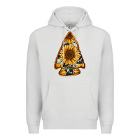 Dove Grey sunflower arrowhead Premium Hoodie - Jasminsmagicworld