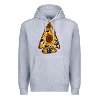 Heather Grey sunflower arrowhead Premium Hoodie - Jasminsmagicworld