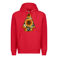 Red sunflower arrowhead Premium Hoodie - Jasminsmagicworld