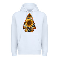 White sunflower arrowhead Premium Hoodie - Jasminsmagicworld