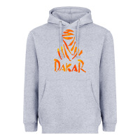 Heather Grey dakar rally Heavyweight Hoodie - linhVisuals