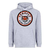 Heather Grey tenafly high school Heavyweight Hoodie - linhVisuals