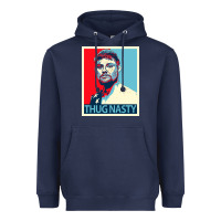 Navy bryce mitchell thug nasty Heavyweight Hoodie - linhVisuals
