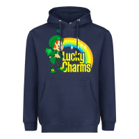 Navy lucky charms Heavyweight Hoodie - linhVisuals