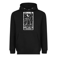 Black mothman   the moon Heavyweight Hoodie - linhVisuals