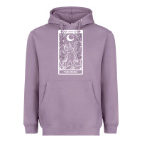 Lavender mothman   the moon Heavyweight Hoodie - linhVisuals