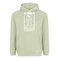 Matcha mothman   the moon Heavyweight Hoodie - linhVisuals