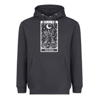 Smoke mothman   the moon Heavyweight Hoodie - linhVisuals