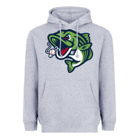 Heather Grey gwinnett stripers Heavyweight Hoodie - linhVisuals