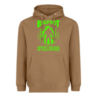 Toasted Coconut bigfoot believer t  shirt bigfoot doesnt believe in you either t  shir Heavyweight Hoodie - linhVisuals
