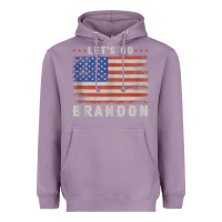 Lavender let’s go brandon funny vintage american flag tank top Heavyweight Hoodie - linhVisuals