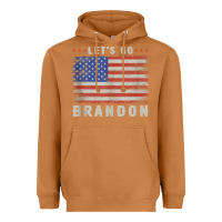Meerkat let’s go brandon funny vintage american flag tank top Heavyweight Hoodie - linhVisuals
