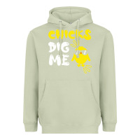 Matcha chicks dig me Heavyweight Hoodie - linhVisuals