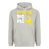 Moon Dust chicks dig me Heavyweight Hoodie - linhVisuals