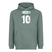 Sage messi 10 Heavyweight Hoodie - linhVisuals