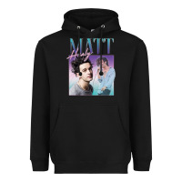 Black matt healy homage Heavyweight Hoodie - linhVisuals