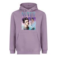 Lavender matt healy homage Heavyweight Hoodie - linhVisuals