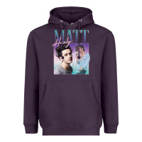 Plum matt healy homage Heavyweight Hoodie - linhVisuals