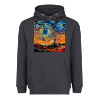 Smoke van gogh never saw gallifrey Heavyweight Hoodie - linhVisuals