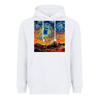 White van gogh never saw gallifrey Heavyweight Hoodie - linhVisuals