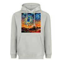 Moon Dust van gogh never saw gallifrey Heavyweight Hoodie - linhVisuals