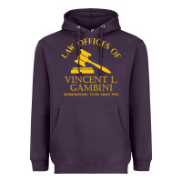 Plum vincent gambini law offices Heavyweight Hoodie - linhVisuals