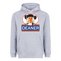 Heather Grey deaner oats Heavyweight Hoodie - linhVisuals