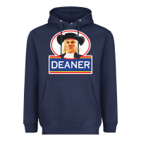 Navy deaner oats Heavyweight Hoodie - linhVisuals