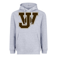 Heather Grey jefferson high school Heavyweight Hoodie - linhVisuals