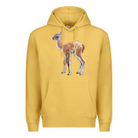 Antique Gold Guanaco Llama Baby Premium Hoodie - LillyAllenDesigns