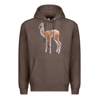 Coffee Guanaco Llama Baby Premium Hoodie - LillyAllenDesigns