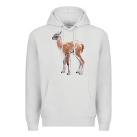 Dove Grey Guanaco Llama Baby Premium Hoodie - LillyAllenDesigns