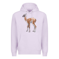 Lilac Guanaco Llama Baby Premium Hoodie - LillyAllenDesigns