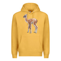 Mustard Guanaco Llama Baby Premium Hoodie - LillyAllenDesigns