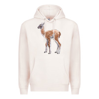 Pale Pink Guanaco Llama Baby Premium Hoodie - LillyAllenDesigns