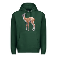 Sports Green Guanaco Llama Baby Premium Hoodie - LillyAllenDesigns